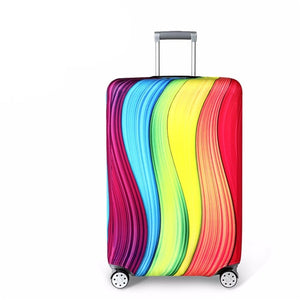 Multi Designed Elastic Protective Luggage Cover