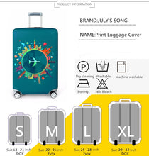Load image into Gallery viewer, Multi Designed Elastic Protective Luggage Cover