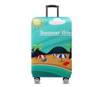 Multi Designed Elastic Protective Luggage Cover