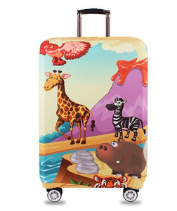 Multi Designed Elastic Protective Luggage Cover