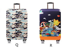 Load image into Gallery viewer, Multi Designed Elastic Protective Luggage Cover