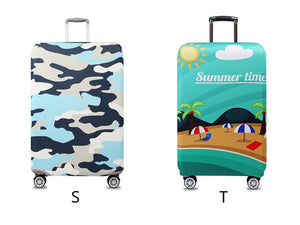 Multi Designed Elastic Protective Luggage Cover