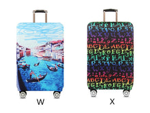 Load image into Gallery viewer, Multi Designed Elastic Protective Luggage Cover